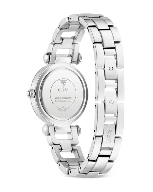 Guess White Stainless Steel 30Mm