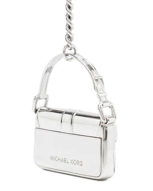 Michael Kors White Colby Bag Charm