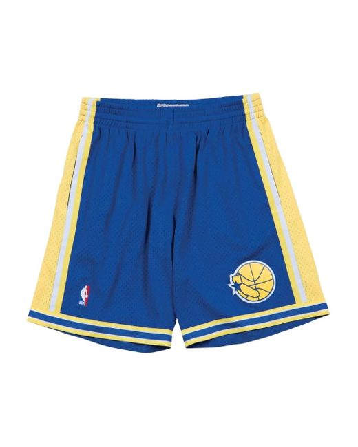 Mitchell & Ness Blue Nba Swingman Shorts for men