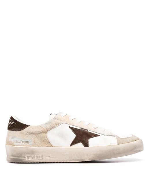 Golden Goose Deluxe Brand Natural Stardan Low-Top Sneakers for men