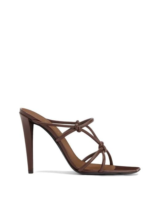 Giuseppe Zanotti White Key Knotted Sandals