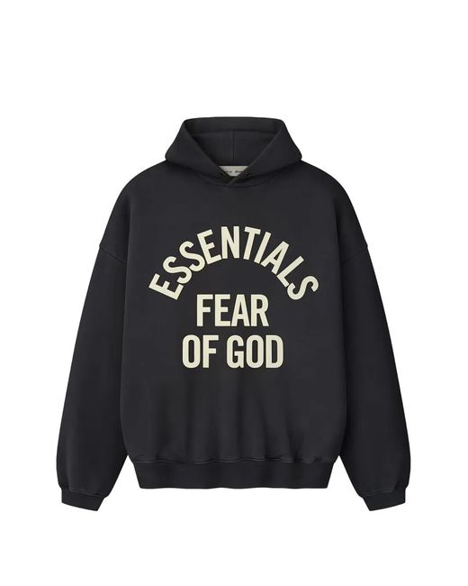 Fear Of God Black Campus 90's Hoodie for men