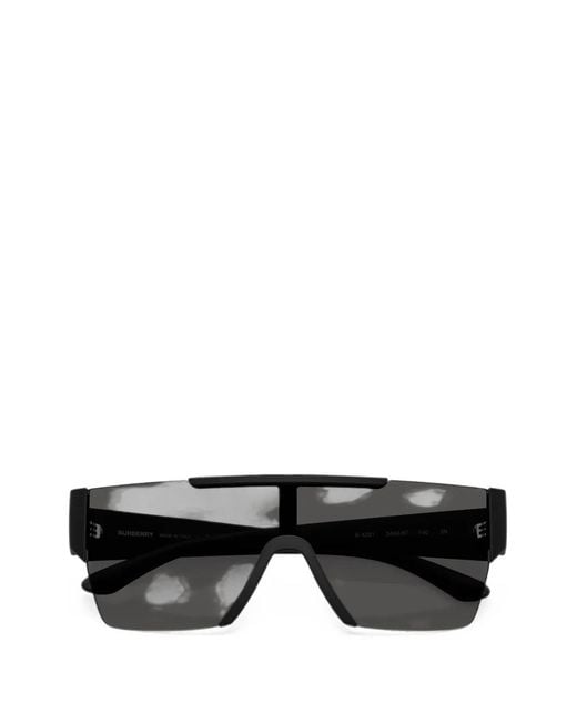 Burberry Black Shield-Frame Sunglasses