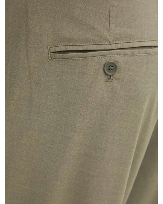 Samsøe & Samsøe Green Buttoned-Pocket Tailored Trousers for men