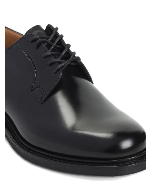Church's Black Flat Shoes for men