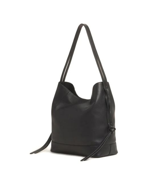 Marni Black Leather Pod 2.0 Small Shoulder Bag