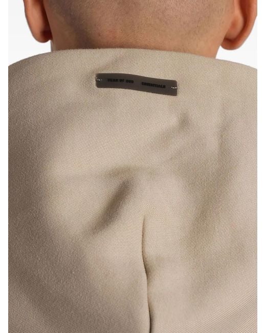 Fear Of God Natural Logo-Detail Hoodie for men