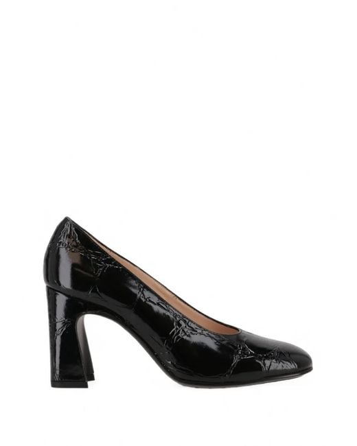 Tod's Black Pumps Mit Knitteroptik
