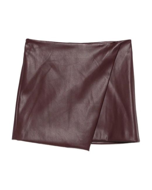 Minifalda con costuras del mismo tono So Allure de color Purple