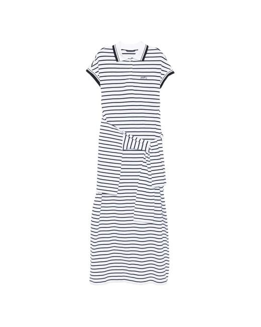 Juun.J White Striped Dress