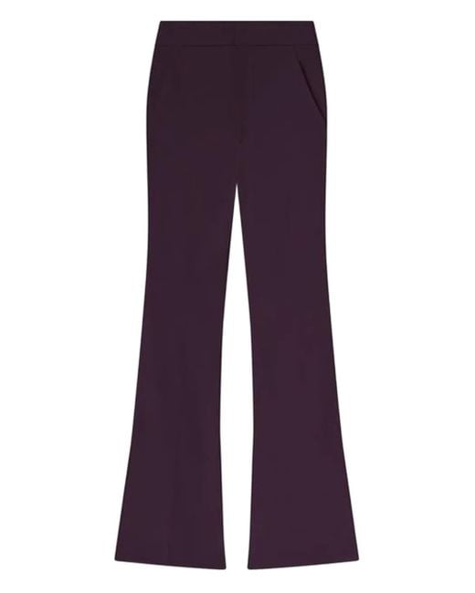 A.L.C. Purple Flared Pocket Pants