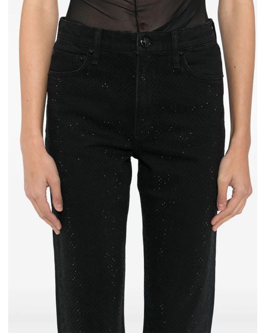 Vaqueros Harlow Rag & Bone de color Black