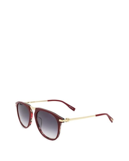 Trussardi Metallic Geometric-Frame Sunglasses