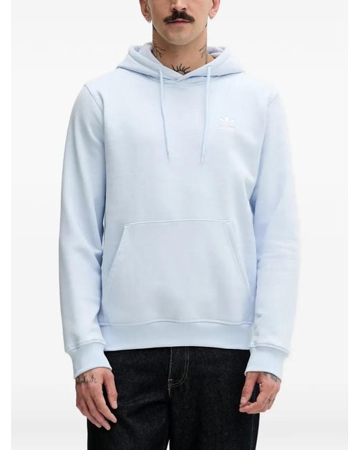 Adidas Blue Hoodie Trefoil Esssentials for men