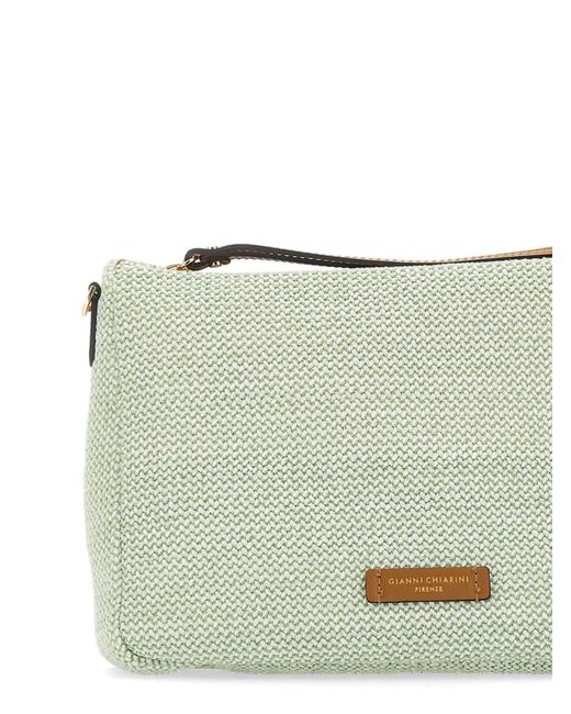Gianni Chiarini Gray Nora Clutch Bag