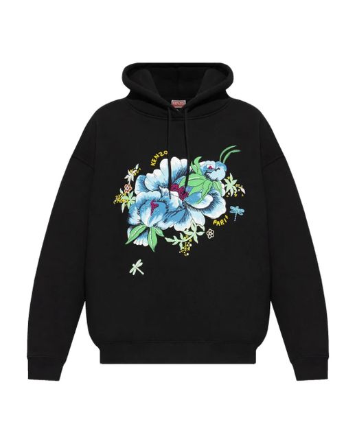 KENZO Gray Cotton Hoodie