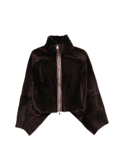 UTZON Black High-Neck Reversible Jacket