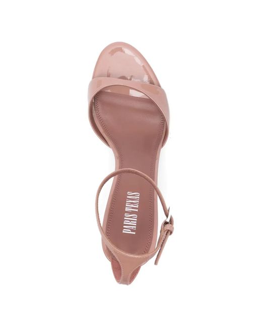 Paris Texas Pink Lidia Ankle-Strap Sandals