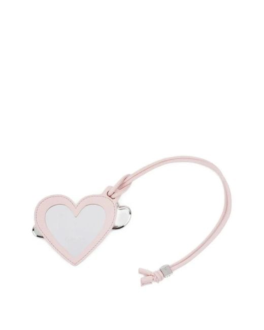 Ganni White Heart Mirror