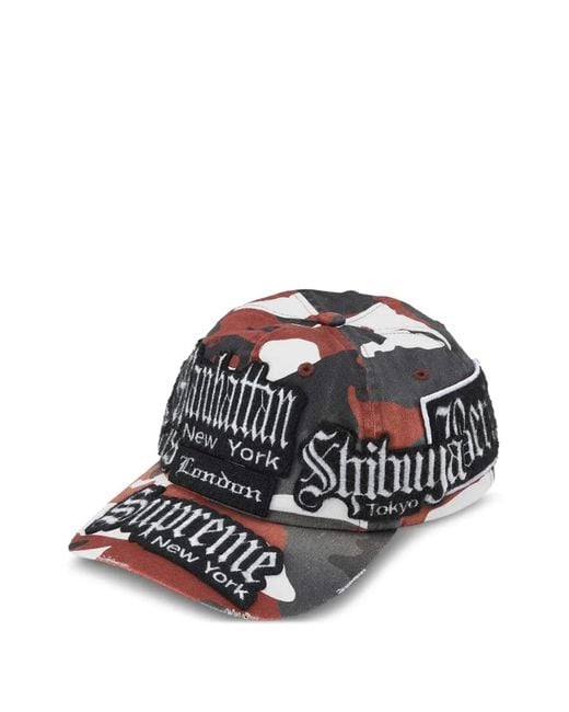 Cappello Da Baseball City di Supreme in White da Uomo