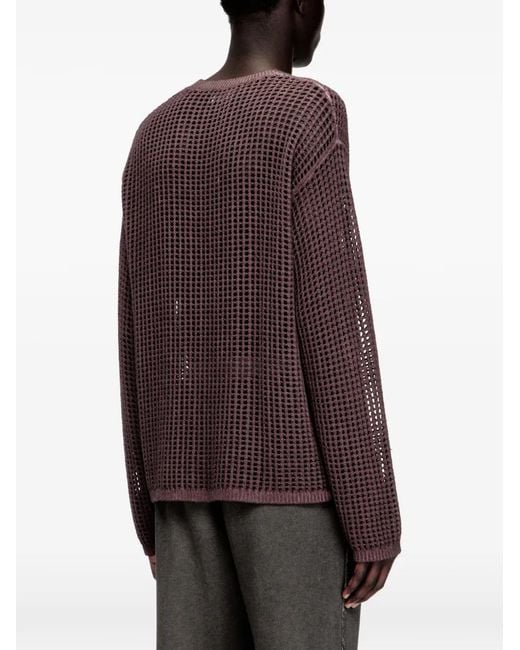 DIESEL Purple K-Roch Sweater for men
