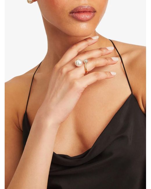 Jimmy Choo Metallic Auri Ring