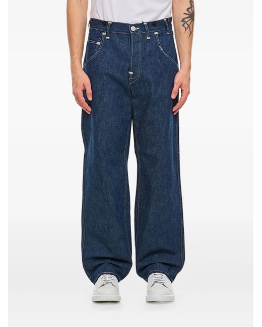 X Levi's Jeans Con Zip E Bottone di Junya Watanabe in Blue da Uomo