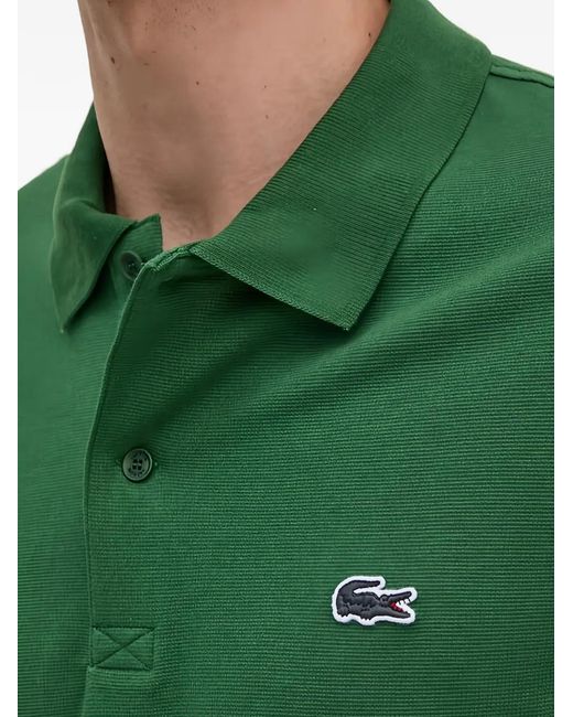 Lacoste Green Short-Sleeve Polo Shirt for men