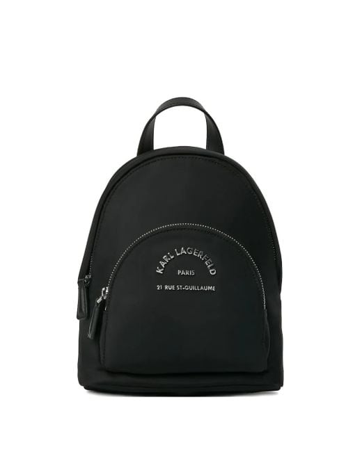 Mochila Rue St-Guillaume pequeña Karl Lagerfeld de color Black