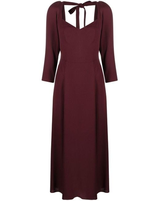 Reformation Purple Mara Mid-length Dress