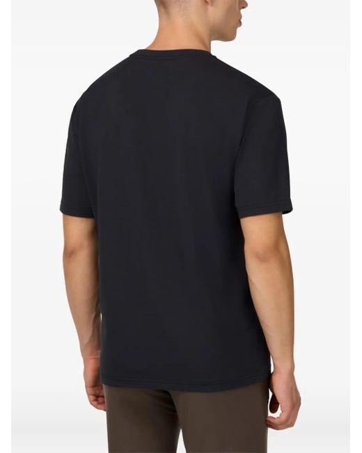 Boggi Piqué T-Shirt in het Black voor heren