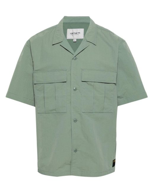 Carhartt Green Evers Camp-collar Ripstop Shirt for men