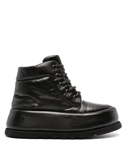 Marsèll Black 65Mm Bombo Leather Boots