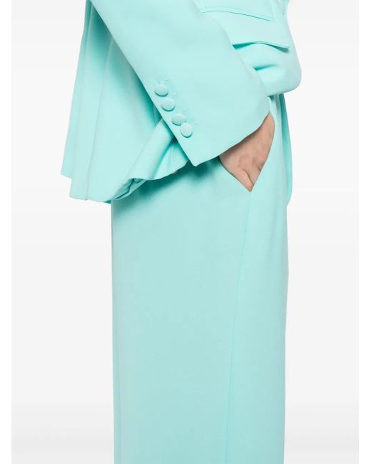 Saiid Kobeisy Blue Tailored Pants