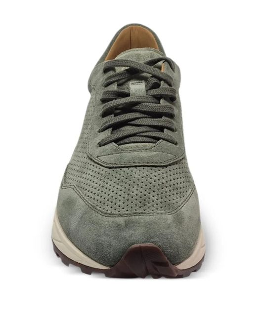 Henderson Green Sirio Perforated Sneakers for men