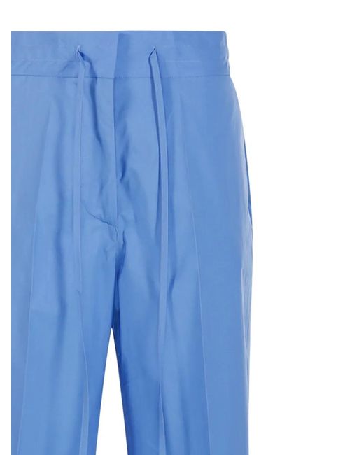 P.A.R.O.S.H. Blue Drawstring Trousers