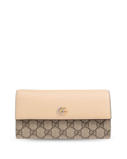 Gucci Gg Marmont Portemonnaie in Natur Lyst AT