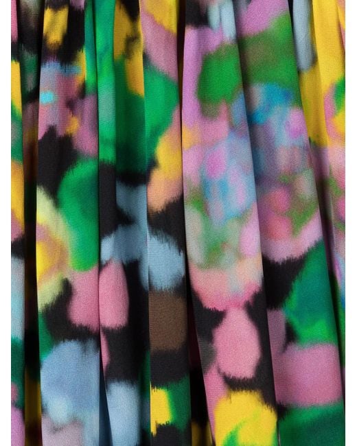 AZ FACTORY X Lutz Huelle Off-Shoulder Jurk in het Blue