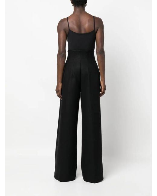 BITE STUDIOS Black High-Waisted Wide Leg Trousers