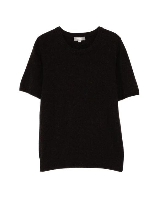 N.Peal Cashmere Black Milly T-Shirt