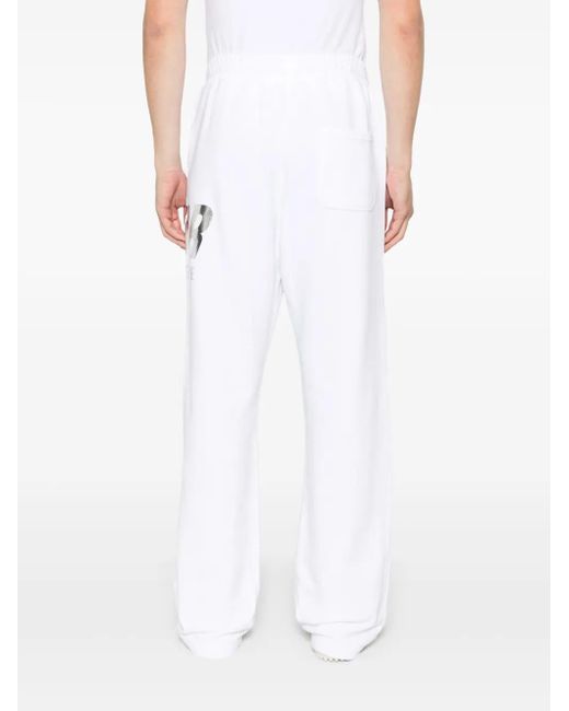 Golden Goose Deluxe Brand White Wide Track Pants