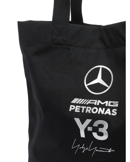 Y-3 Black X Mercedes Amg Petronas Formula 1 Team Tote Bag