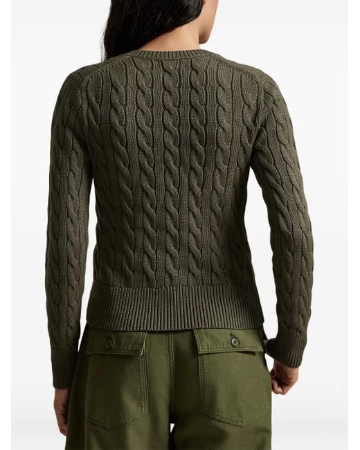 Polo Ralph Lauren Green Crew Neck Cardigan