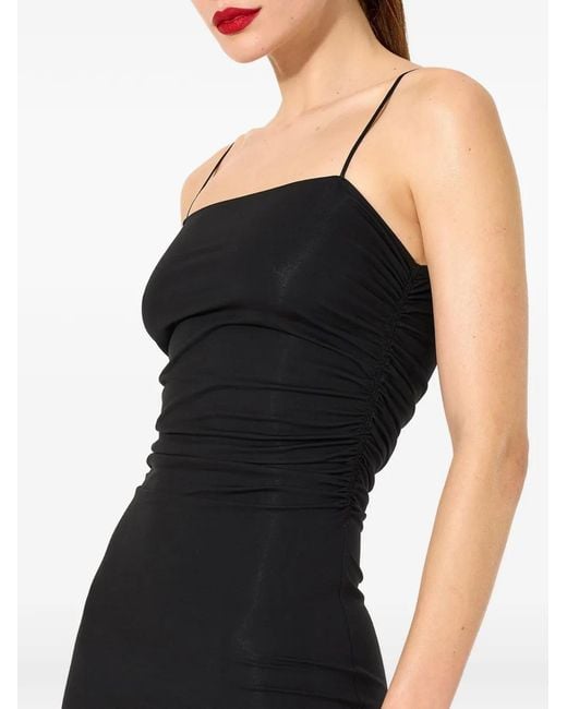 Wolford Black Summer Flow Spaghetti-Strap Maxi Dress