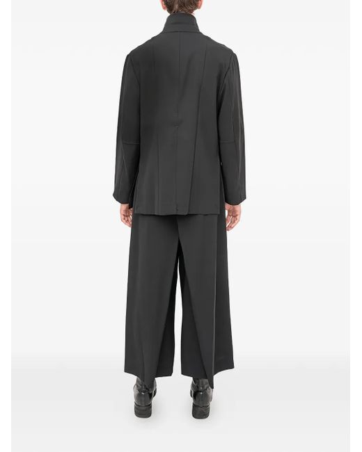 Setchu Black Origami Safari-Style Jacket for men