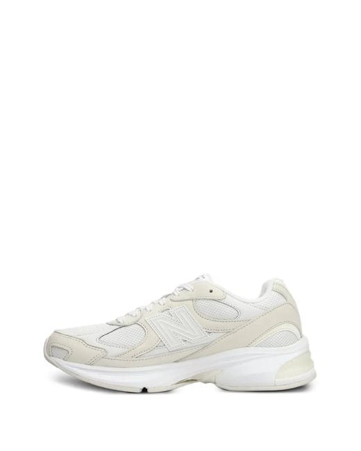 New Balance White X Comme Des Garçons Homme Panelled Sneakers for men