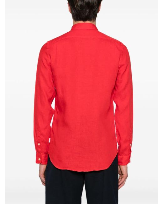 Camicia in chambray di PS by Paul Smith in Red da Uomo