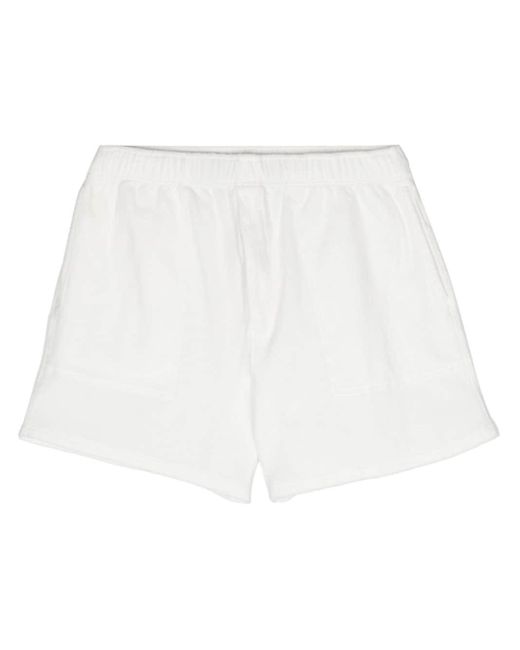 Bode White Boston Terry-cloth Shorts for men