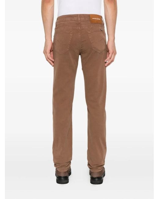 Jacob Cohen Brown Cotton Regular Jeans for men