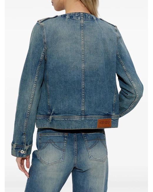 KENZO Denim Jack in het Blue